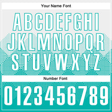 Laden Sie das Bild in den Galerie-Viewer, Custom White Aqua 3D Pattern Design Gradient Square Shape Performance Polo Shirt