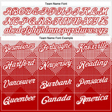 Charger l'image dans la galerie, Custom White Red 3D Pattern Design Gradient Square Shape Performance Polo Shirt