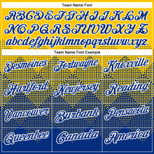 Charger l'image dans la galerie, Custom Yellow Royal-White 3D Pattern Design Gradient Square Shape Performance Polo Shirt