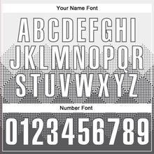 Laden Sie das Bild in den Galerie-Viewer, Custom White Steel Gray 3D Pattern Design Gradient Square Shape Performance Polo Shirt