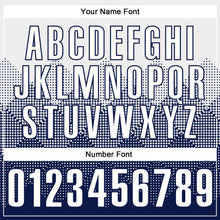 Charger l'image dans la galerie, Custom White Navy 3D Pattern Design Gradient Square Shape Performance Polo Shirt