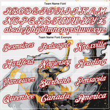 Laden Sie das Bild in den Galerie-Viewer, Custom White Red 3D Bowling Fluid Performance Polo Shirt