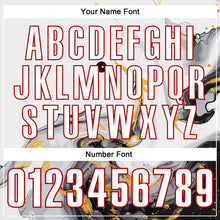 Laden Sie das Bild in den Galerie-Viewer, Custom White Red 3D Bowling Fluid Performance Polo Shirt