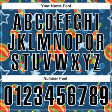 Laden Sie das Bild in den Galerie-Viewer, Custom Navy Black-White 3D Bowling Watercolor Performance Polo Shirt