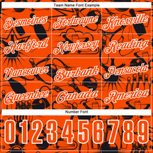 Charger l'image dans la galerie, Custom Orange White 3D Bowling Performance Polo Shirt