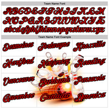 Charger l'image dans la galerie, Custom White Red-Black 3D Bowling Performance Polo Shirt