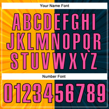 Laden Sie das Bild in den Galerie-Viewer, Custom Navy Pink Gold-Black 3D Bowling Performance Polo Shirt