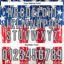 Charger l'image dans la galerie, Custom White Gray-Black 3D Cornhole American Flag Performance Polo Shirt