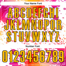 Laden Sie das Bild in den Galerie-Viewer, Custom White Gold-Black 3D Cornhole Splash Performance Polo Shirt