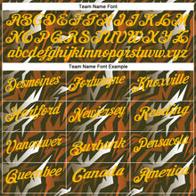 Laden Sie das Bild in den Galerie-Viewer, Custom Olive Gold 3D Cornhole American Flag Performance Salute To Service Polo Shirt