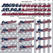 Charger l'image dans la galerie, Custom White USA Flag Red Royal Gray-Black 3D Cornhole American Flag Performance Polo Shirt