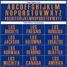 Laden Sie das Bild in den Galerie-Viewer, Custom Royal Bay Orange Red-Black 3D Pattern Design Animal Eagle Performance Polo Shirt