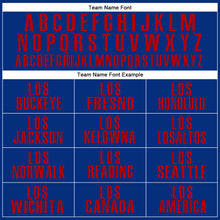 Laden Sie das Bild in den Galerie-Viewer, Custom Royal Red-Bay Orange 3D Pattern Design Animal Eagle Performance Polo Shirt