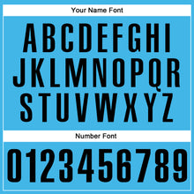 Laden Sie das Bild in den Galerie-Viewer, Custom Sky Blue Black-White 3D Pattern Design Animal Tiger Performance Polo Shirt