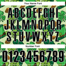 Загрузить изображение в средство просмотра галереи, Custom Green Black-Gray 3D St. Patrick's Day Shamrock Performance Polo Shirt