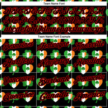 Laden Sie das Bild in den Galerie-Viewer, Custom Black Red 3D St. Patrick's Day Shamrock Performance Polo Shirt