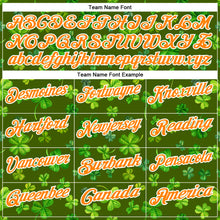 Загрузить изображение в средство просмотра галереи, Custom Green Bay Orange-White 3D St. Patrick's Day Shamrock Performance Polo Shirt