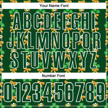 Загрузить изображение в средство просмотра галереи, Custom Green White 3D St. Patrick's Day Shamrock Performance Polo Shirt