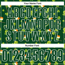 Загрузить изображение в средство просмотра галереи, Custom Green White 3D St. Patrick's Day Shamrock Performance Polo Shirt