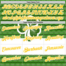 Загрузить изображение в средство просмотра галереи, Custom Green Yellow-White 3D St. Patrick's Day Shamrock Performance Polo Shirt