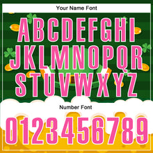 Загрузить изображение в средство просмотра галереи, Custom Green Pink-White 3D St. Patrick's Day Shamrock Beer Performance Polo Shirt