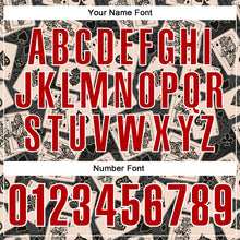 Laden Sie das Bild in den Galerie-Viewer, Custom Black Red-White 3D Gambling Poker Performance Polo Shirt