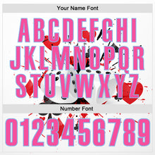 Laden Sie das Bild in den Galerie-Viewer, Custom White Pink-Light Blue 3D Gambling Poker And Dice Performance Polo Shirt