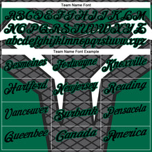 Charger l'image dans la galerie, Custom Steel Gray Black-Kelly Green 3D Tennis Performance Polo Shirt