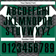 Charger l'image dans la galerie, Custom Steel Gray Black-Kelly Green 3D Tennis Performance Polo Shirt