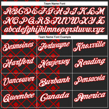 Charger l'image dans la galerie, Custom Black White-Red 3D Tennis Performance Polo Shirt