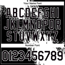 Laden Sie das Bild in den Galerie-Viewer, Custom White Black 3D Pattern Design Abstract Brush Stroke Performance Polo Shirt