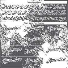 Charger l'image dans la galerie, Custom White Steel Gray 3D Pattern Design Abstract Brush Stroke Performance Polo Shirt