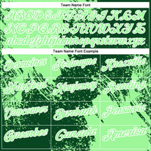 Load image into Gallery viewer, Custom Pea Green Green-White 3D Pattern Design Abstract Brush Stroke Performance Polo Shirt