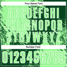 Load image into Gallery viewer, Custom Pea Green Green-White 3D Pattern Design Abstract Brush Stroke Performance Polo Shirt