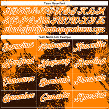 Load image into Gallery viewer, Custom Bay Orange Brown-White 3D Pattern Design Abstract Brush Stroke Performance Polo Shirt