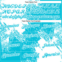 Charger l'image dans la galerie, Custom White Lakes Blue 3D Pattern Design Abstract Brush Stroke Performance Polo Shirt