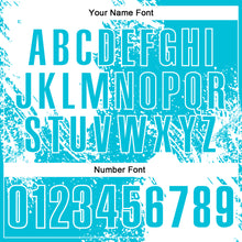 Charger l'image dans la galerie, Custom White Lakes Blue 3D Pattern Design Abstract Brush Stroke Performance Polo Shirt