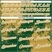 Charger l'image dans la galerie, Custom Old Gold Green-White 3D Pattern Design Abstract Brush Stroke Performance Polo Shirt