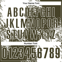 Laden Sie das Bild in den Galerie-Viewer, Custom White Olive 3D Pattern Design Abstract Brush Stroke Performance Polo Shirt