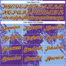 Загрузить изображение в средство просмотра галереи, Custom Light Blue Purple-Yellow 3D Pattern Design Abstract Brush Stroke Performance Polo Shirt