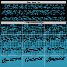 Load image into Gallery viewer, Custom Black Panther Blue 3D Gradient Square Shape Performance Polo Shirt