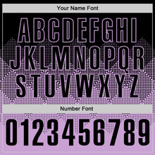 Load image into Gallery viewer, Custom Black Light Purple 3D Gradient Square Shape Performance Polo Shirt