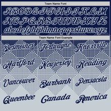 Загрузить изображение в средство просмотра галереи, Custom Navy Silver 3D Gradient Square Shape Performance Polo Shirt