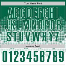 Load image into Gallery viewer, Custom Kelly Green White 3D Gradient Square Shape Performance Polo Shirt