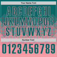 Charger l'image dans la galerie, Custom Teal Medium Pink 3D Gradient Square Shape Performance Polo Shirt