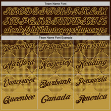 Загрузить изображение в средство просмотра галереи, Custom Brown Old Gold 3D Gradient Square Shape Performance Polo Shirt