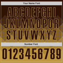 Загрузить изображение в средство просмотра галереи, Custom Brown Old Gold 3D Gradient Square Shape Performance Polo Shirt