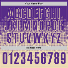 Charger l'image dans la galerie, Custom Purple Cream 3D Gradient Square Shape Performance Polo Shirt