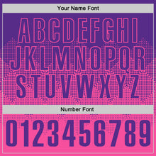 Laden Sie das Bild in den Galerie-Viewer, Custom Purple Pink 3D Gradient Square Shape Performance Polo Shirt