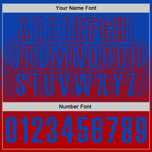 Charger l'image dans la galerie, Custom Thunder Blue Red 3D Gradient Square Shape Performance Polo Shirt